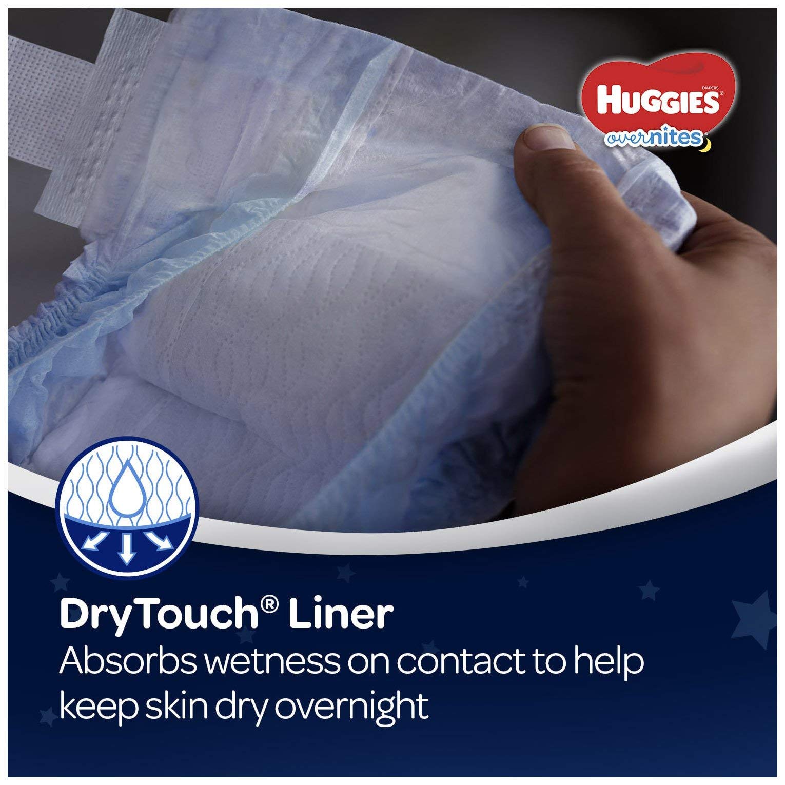 Quality Huggies Overnites Nighttime Baby Diapers - Free Shipping Available