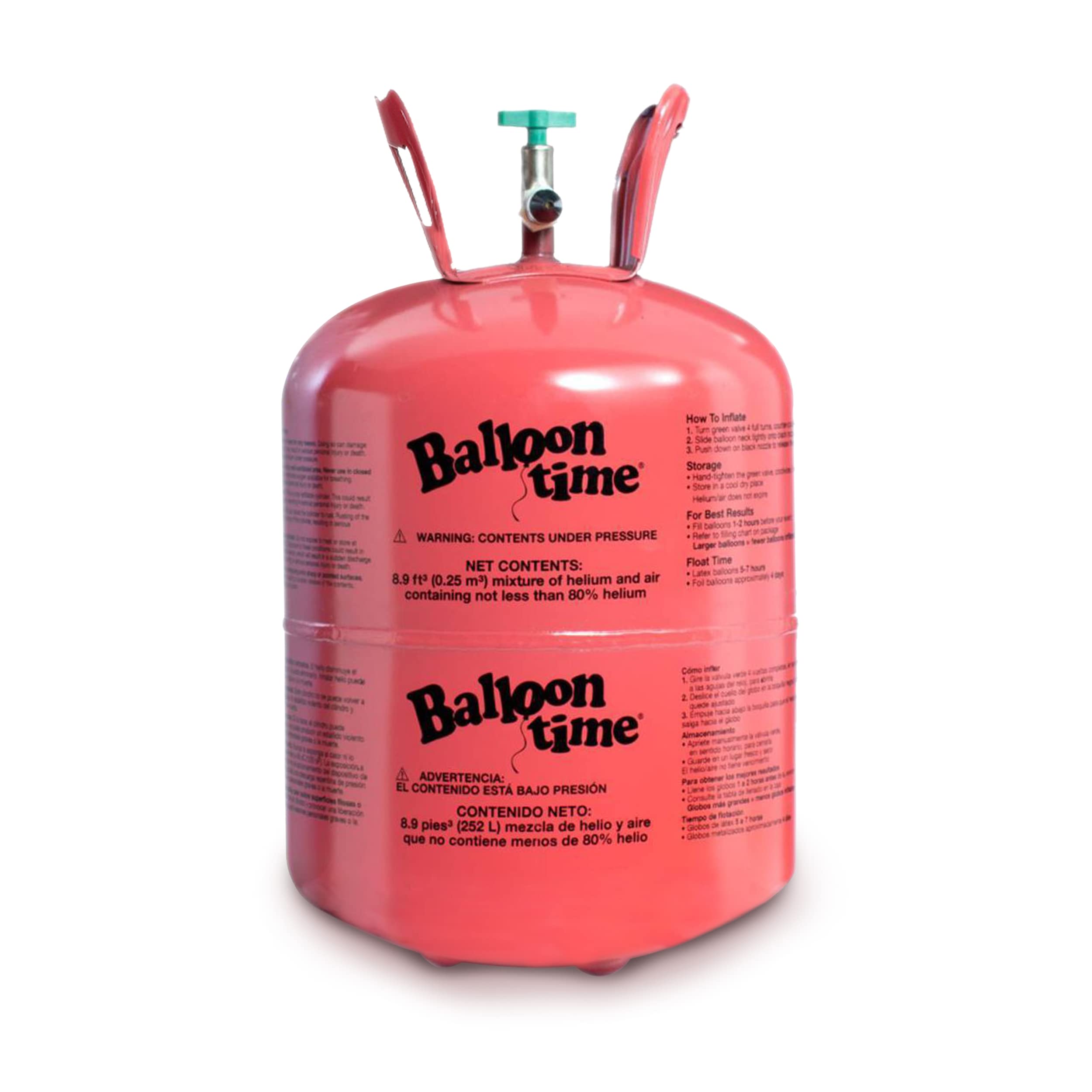 Quality Helium Tank for Balloons At Home, 14.9 Cu Ft Helium Balloon Pump Kit with 50 Assorted Latex Balloons, White Curling Ribbon and Wholesalehome Balloon Tie Tool, 2 Pack