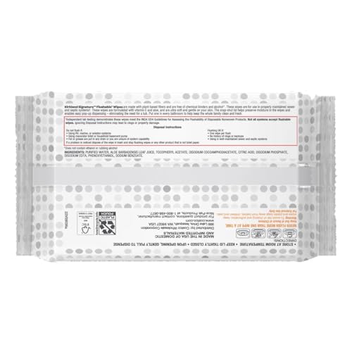 Premium Kirkland Signature Premoistened Flushable Wipes, Fragrance Free, 640-count