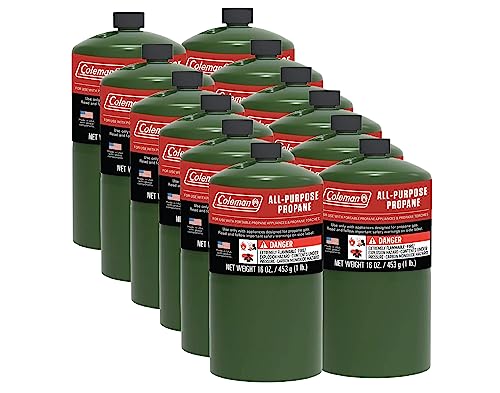 Premium Coleman Propane Cylinders - 16 Oz (12 Pack) - Buy Now & Save