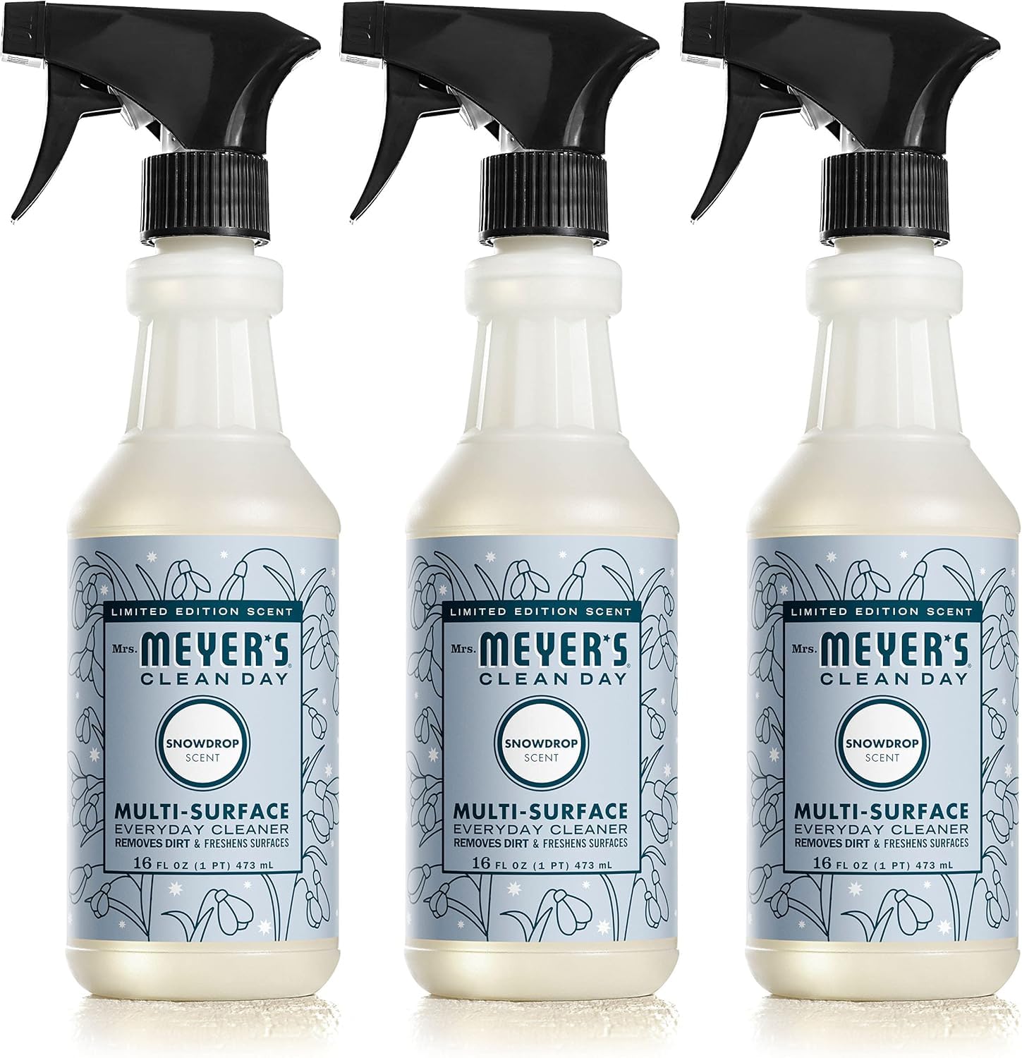 Premium MRS. MEYER'S CLEAN DAY All-Purpose Cleaner Spray, Limited Edition Peppermint, 16 Fl. Oz
