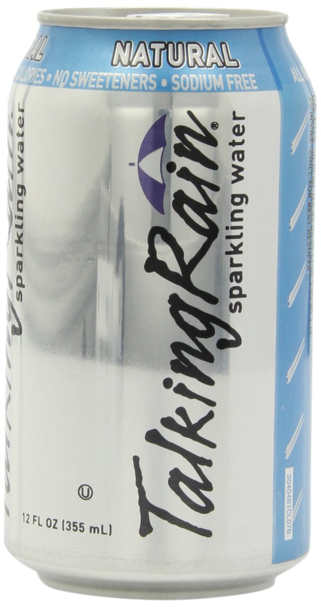 Premium TalkingRain Sparkling Water, 12-Ounce Cans (Pack of 24)