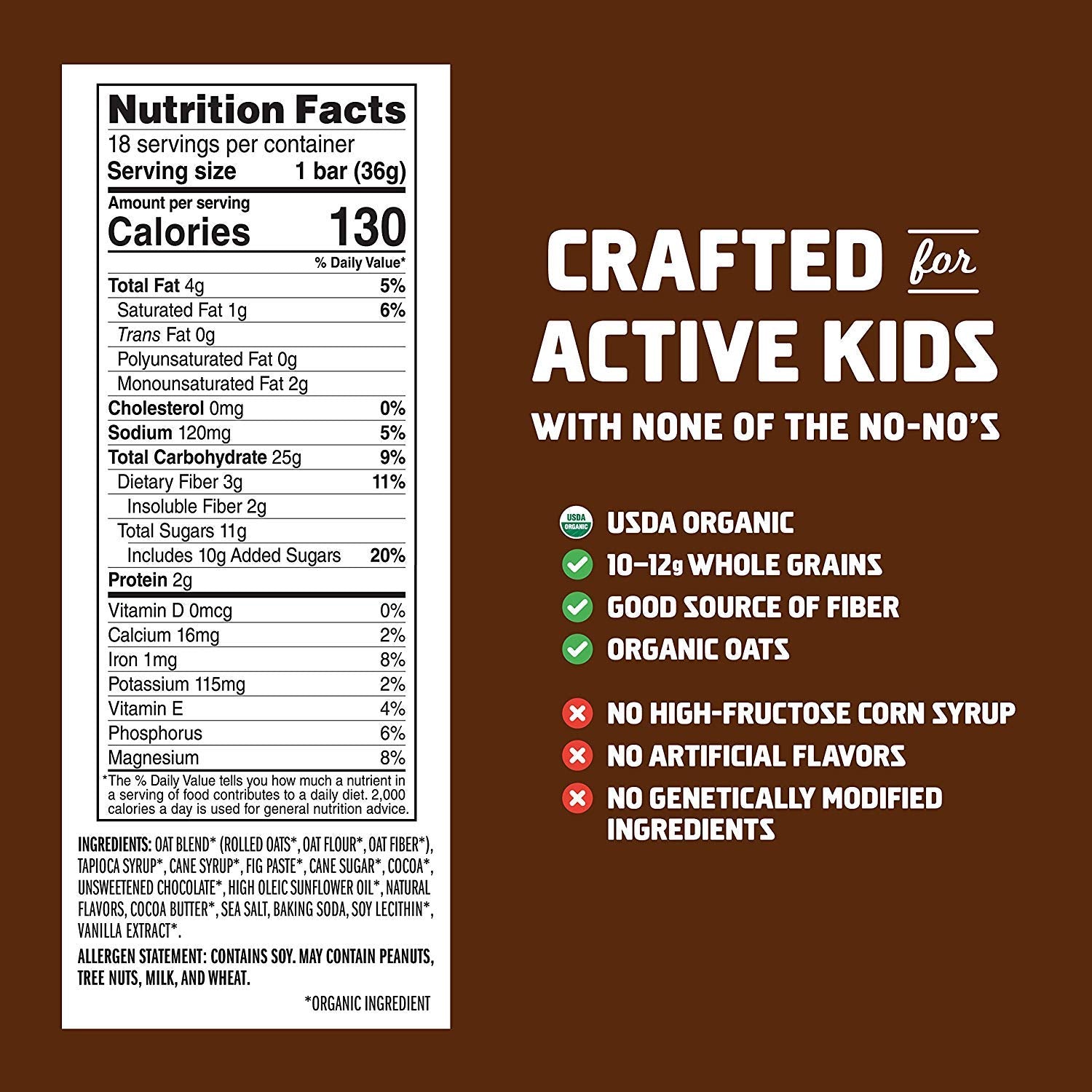 Premium Clif Kid Organic Z Bar, Variety, 1.27 Ounce, 36 Count