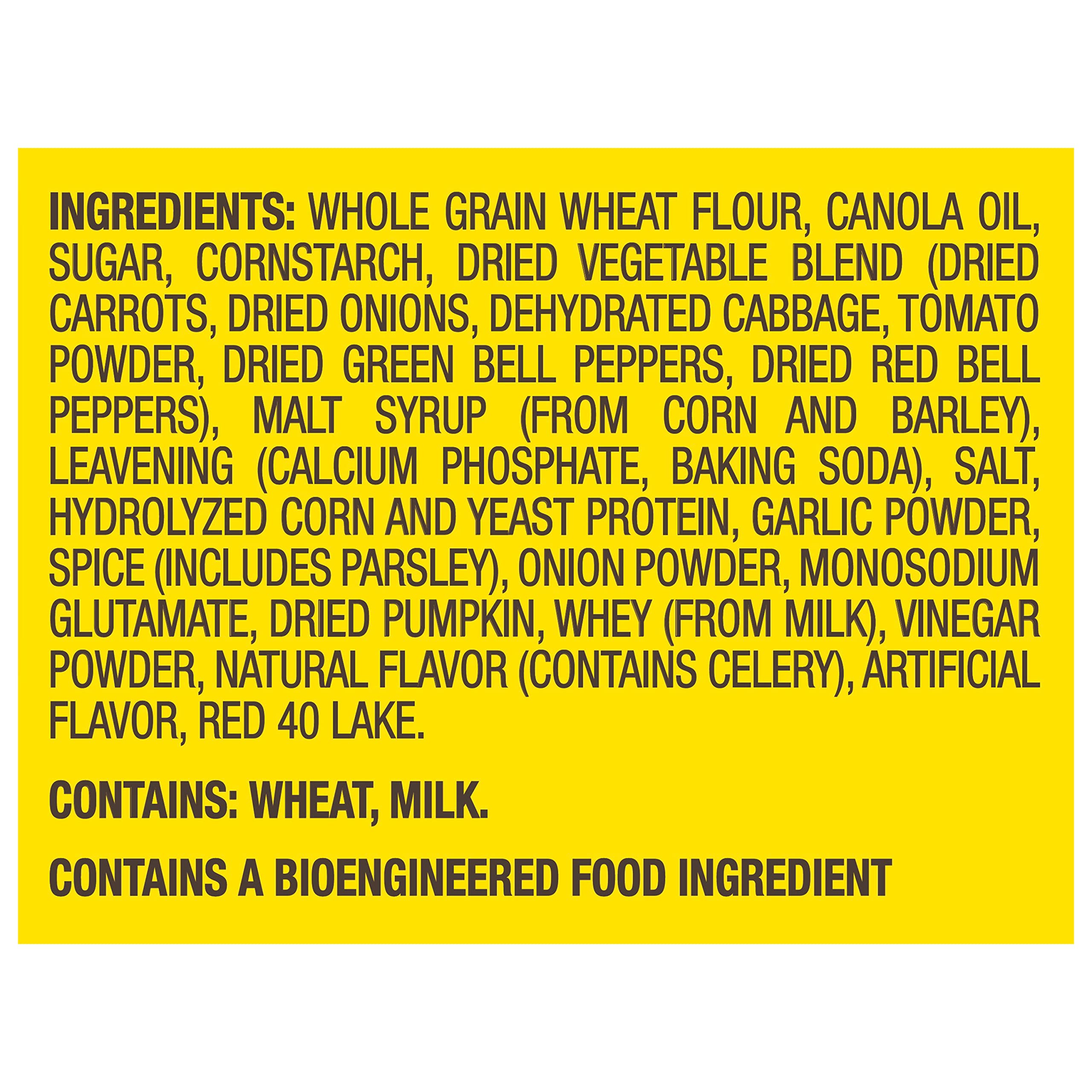 Quality Nabisco Veggie Whole Grain Wheat Chips, Whole Grain Wheat Crackers, 60-1.75 oz Snack Packs